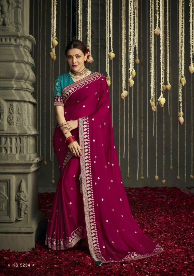 Red Designer Wedding Silk Saree